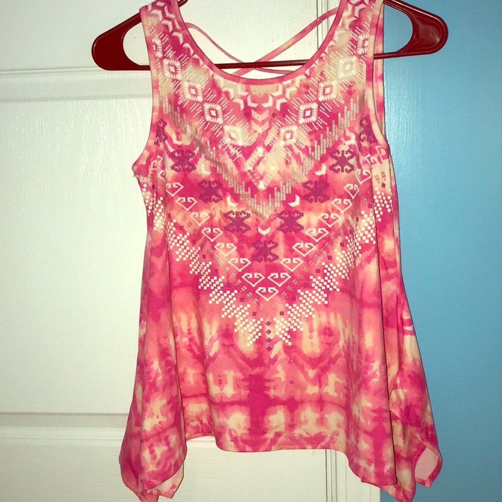 Pink Patterned T-shirt